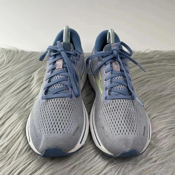 Brooks Ghost 14 Womens Size 10.5 Shoes Blue Gray Running Athletic Sneakers - Picture 6 of 8